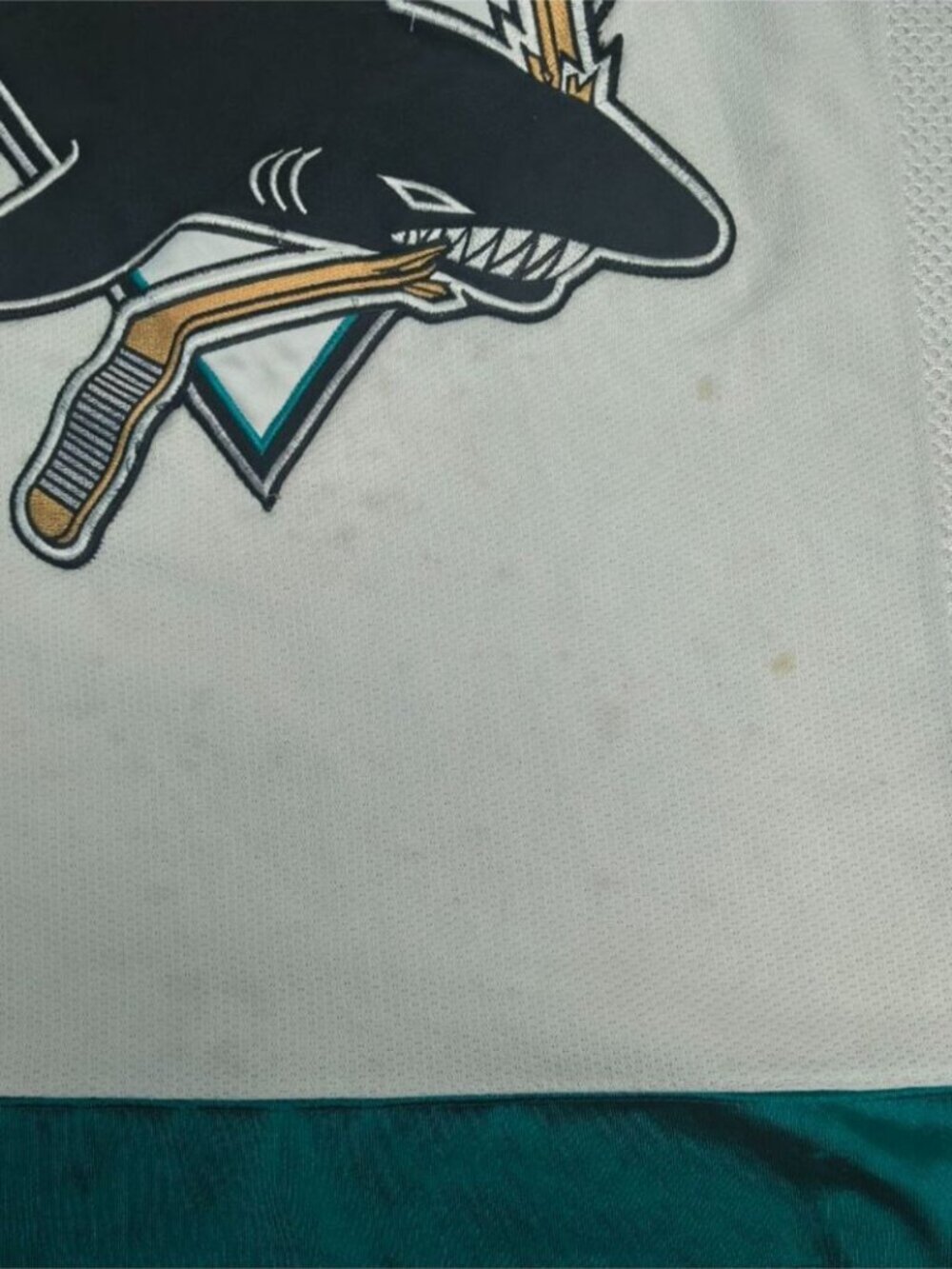 Vintage 1990's San Jose Sharks Starter Jersey NHL Size Large - Picture 3 of 10